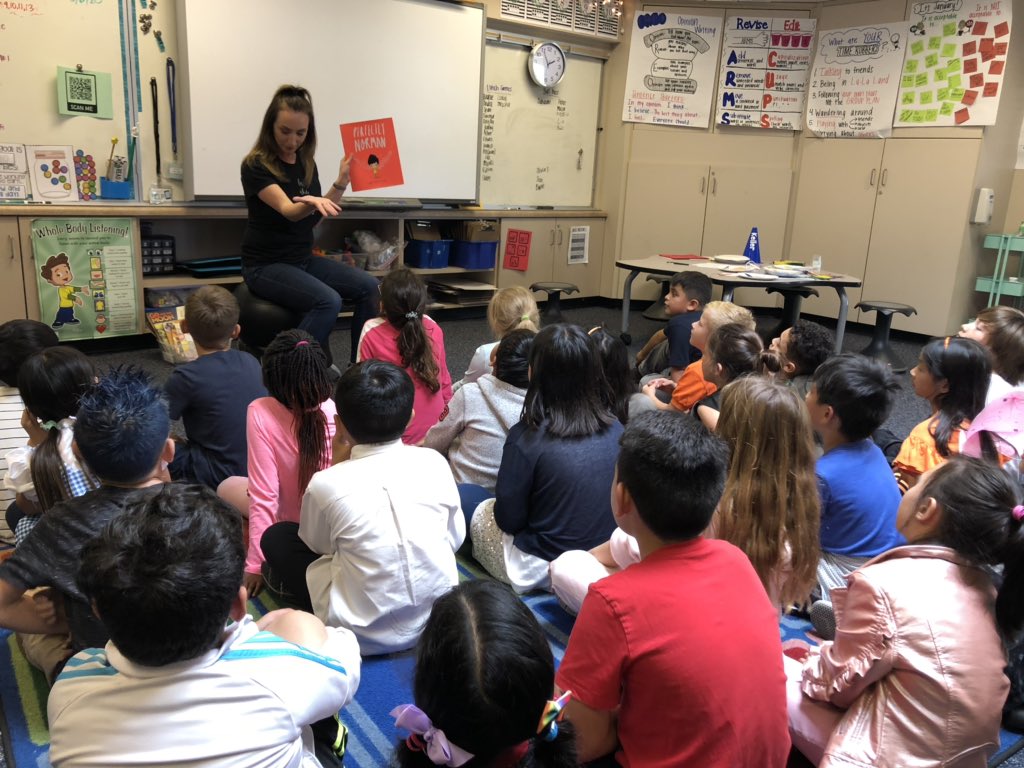 Some of our guest readers last week included a highschool science teacher, one of my former students (current 5th grader) and the amazing <a href="/KGameroz/">Kim Gameroz</a> What a special week of reading ❤️