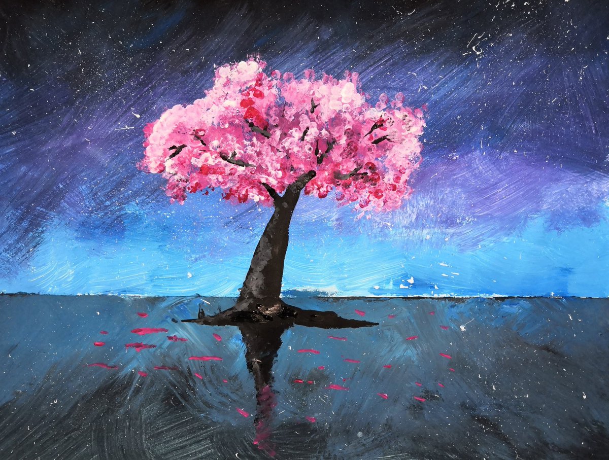 #gouache #cherryblossom