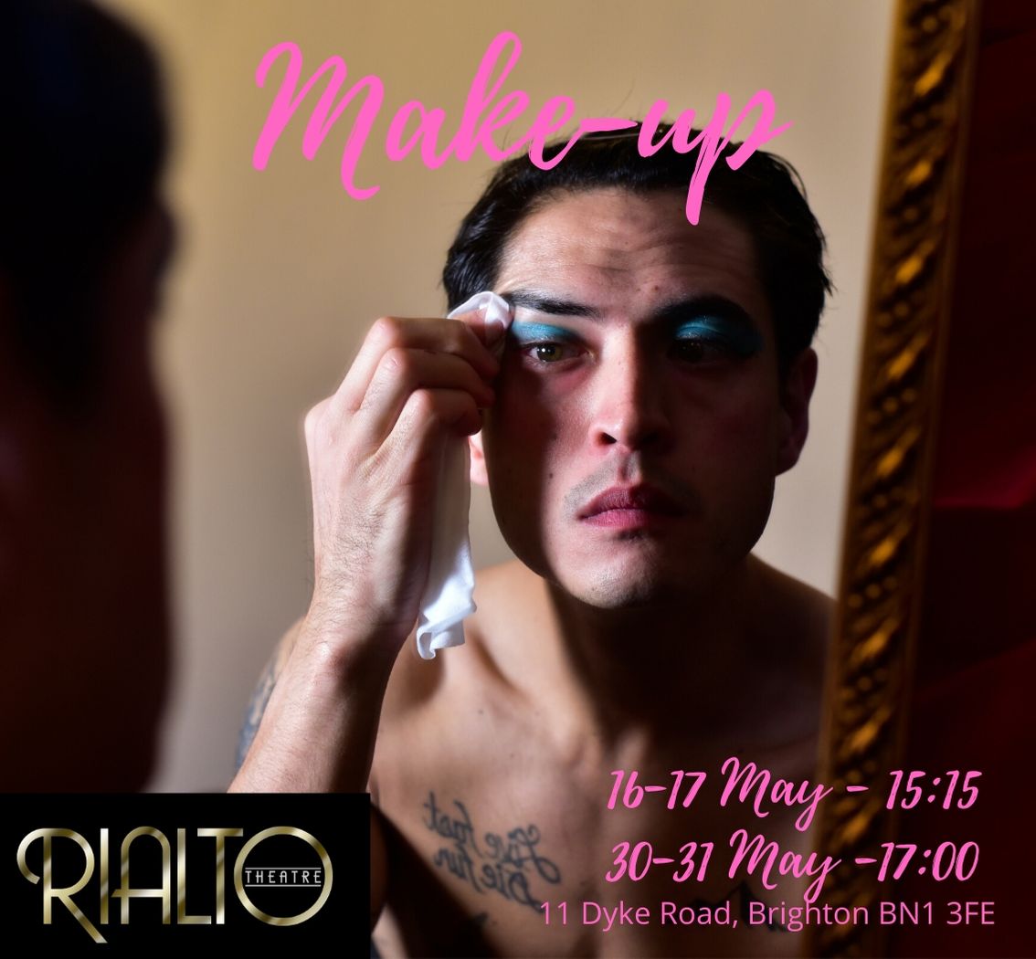 ACMActors's tweet image. Get booking your tickets to see our fabulous client @mojtaylor in the one man show #MakeUp at #BrightonFringe More dates around the UK to be announced soon #WatchThisSpace