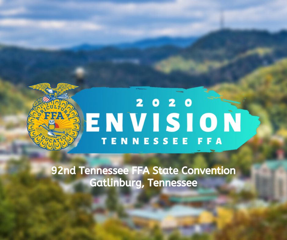 The moment we’ve all been waiting for! The theme for the 92nd Tennessee FFA Convention is “Envision!” GET EXCITED!