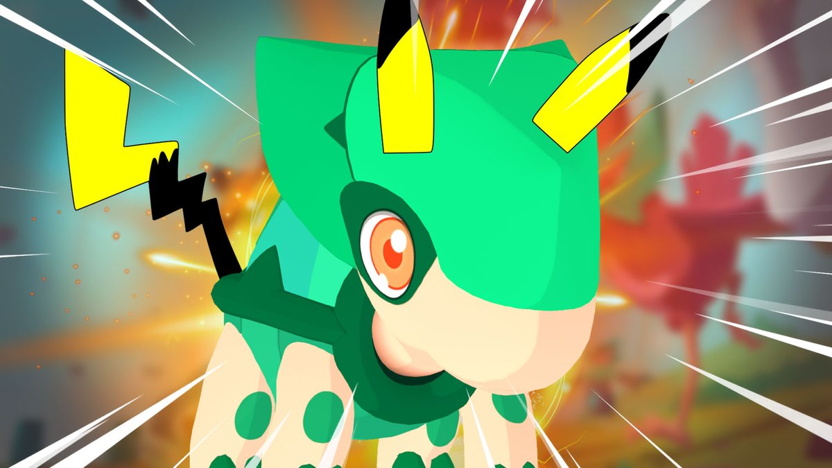 Heywereplayin's tweet photo. Is TemTem just Pokemon? Could it be better? Could it be worse? Let's find out! ► https://t.co/gREfhKzLNL https://t.co/fTu25x8z8U