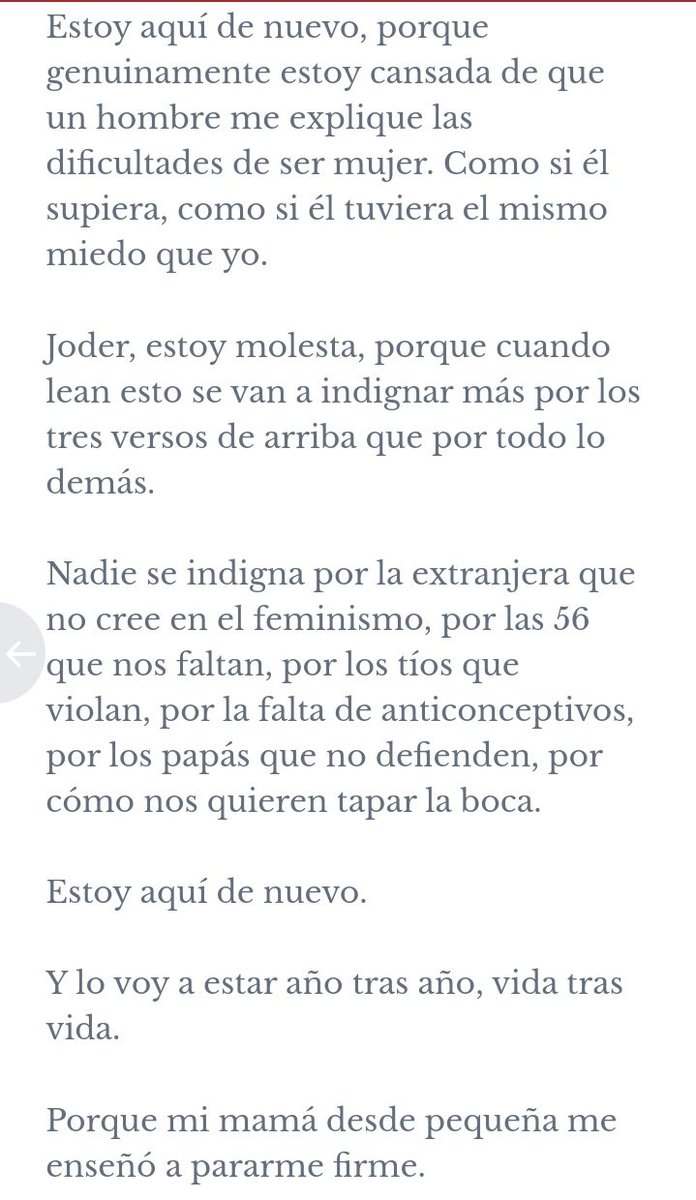 traslucidaa's tweet photo. Me enojé mucho ayer y me di cuenta que llevo toda una vida enojada. #NiUnaMenos 

https://t.co/tqX6vS0Diw https://t.co/d8dNZuVKDn
