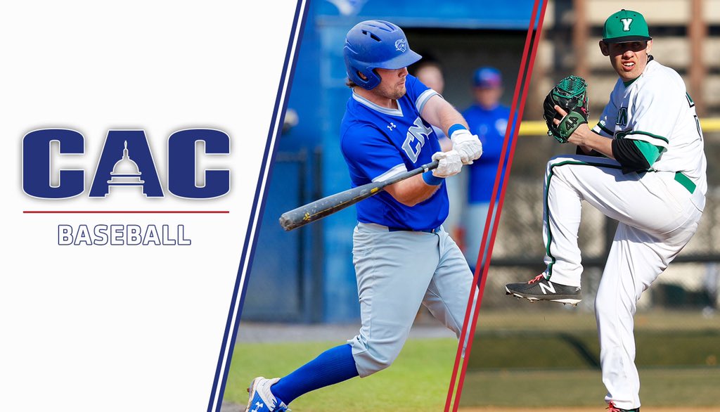 C2CAthConf's tweet photo. ⚾️ 𝐏𝐋𝐀𝐘𝐄𝐑𝐒 𝐎𝐅 𝐓𝐇𝐄 𝐖𝐄𝐄𝐊 ⚾️

CNU's Trey Hicks &amp; York's Conor Miller Collect CAC Baseball Player of the Week Honors 

➡️ https://t.co/LmZpSS7NYx 

#CACBASE | #D3Baseball https://t.co/3f1aQNaA9i