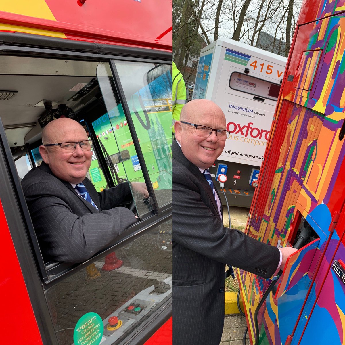 All aboard ⁦<a href="/OxfordBusCo/">Oxford Bus Company</a>⁩ new electric double decker bus