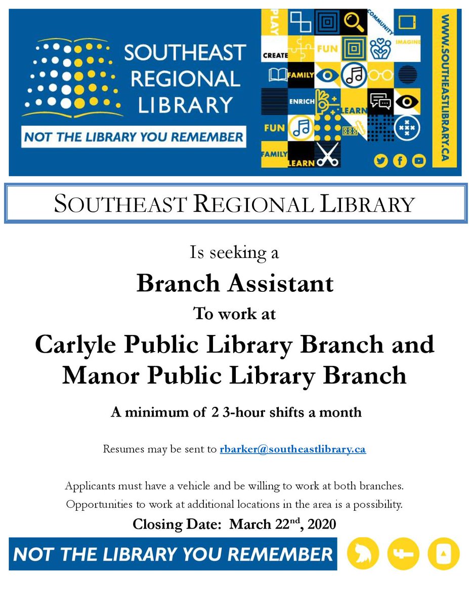 SE Regional Library (@srlhq) on Twitter photo 