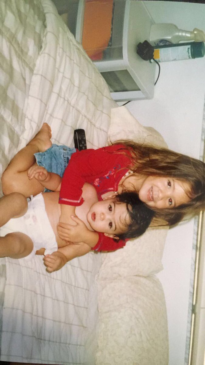 sabrinahernan1's tweet photo. I always knew you were an angel on earth, now you can fly🕊 i love you forever. Nothing can take you away from me sis.❤️ https://t.co/NgHKTzMkwA