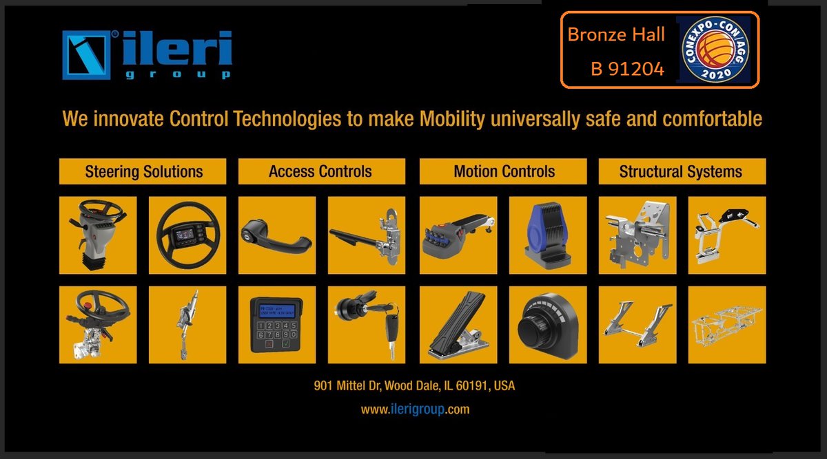 ilerigroup's tweet photo. Are you around the Conexpo? Come and see us at our booth in the Bronze Hall B91204.
#accesscontrolsystem #accesscontrol #closuresystem #automotive #mobility #digitalisation #iot #conexpo #conexpoconagg #conexpo2020 #conexpoconagg2020 #construction #ilerigroup #chicago https://t.co/BhmCUfU43B