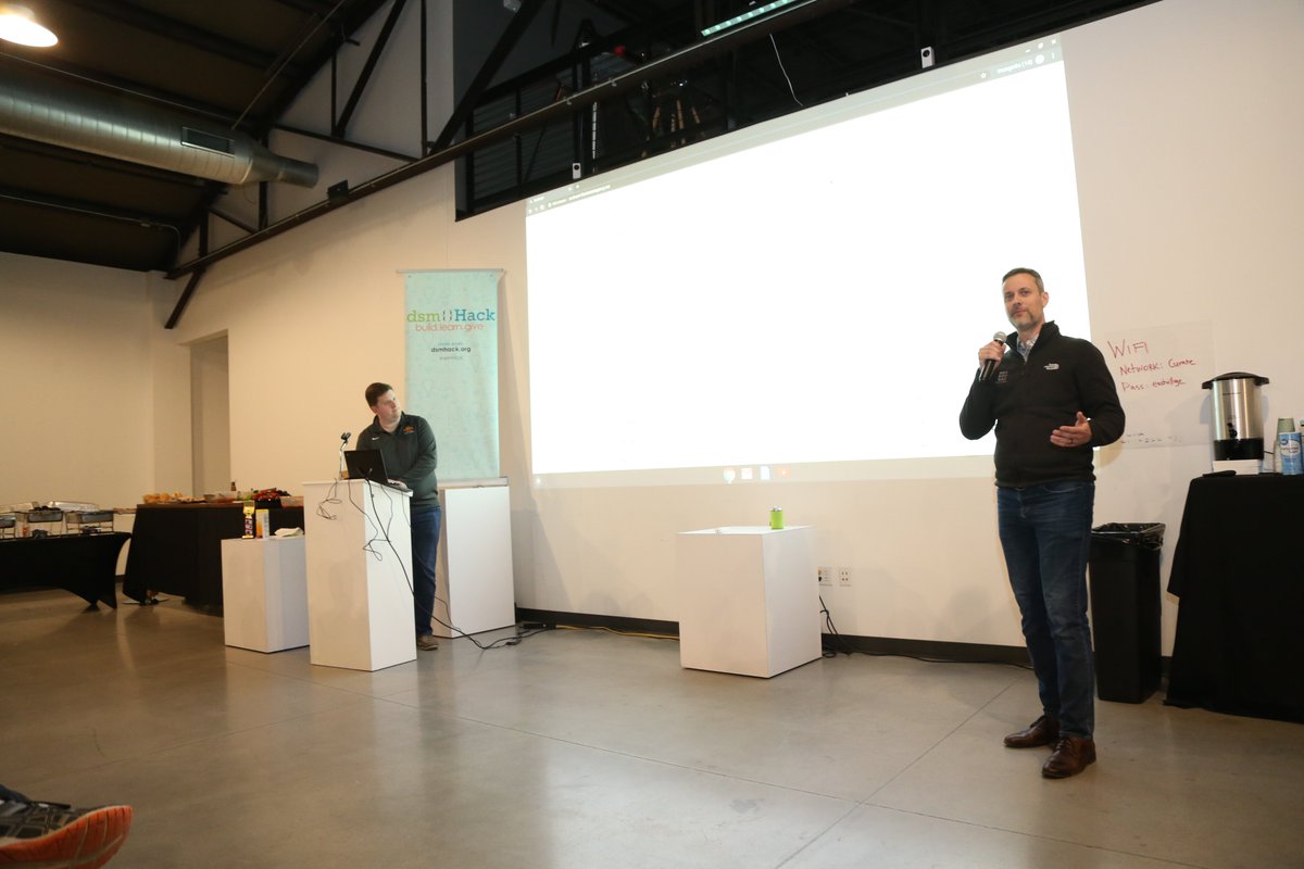 IlluminatedDSM's tweet photo. Another awesome @dsmHack experience is in the books! Our president and CEO @djsoults joined a team to develop a software application for One Heart Equine Therapy to effectively manage volunteers. All in 48 hours!
#dsmhack #softwaredevelopment #hackathon https://t.co/zUORwQYsea