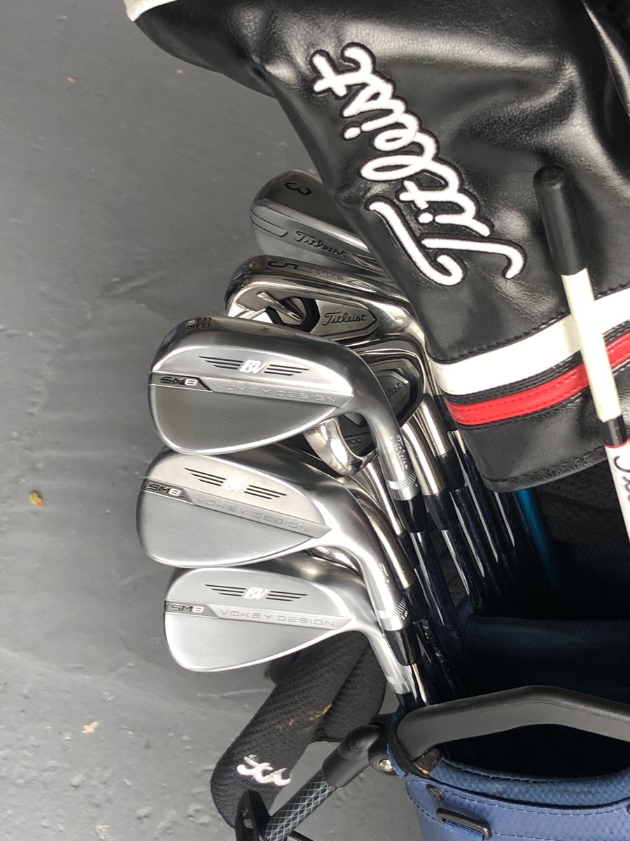 Philpricegolf's tweet photo. Couple of new wedges in the bag @VokeyWedges https://t.co/CFrissm9HM