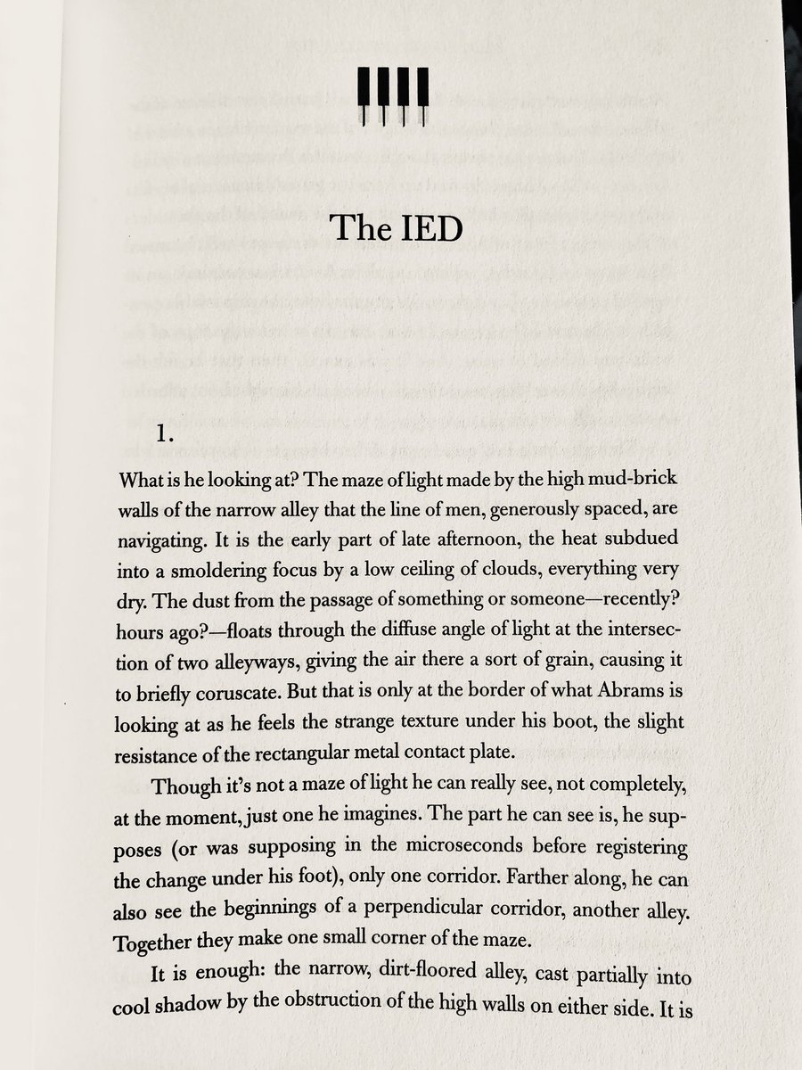 3/9/2020: "The IED" by  @arnabontemps, from his 2014 collection ELEGY ON KINDERKLAVIER, published by  @sarabandebooks.