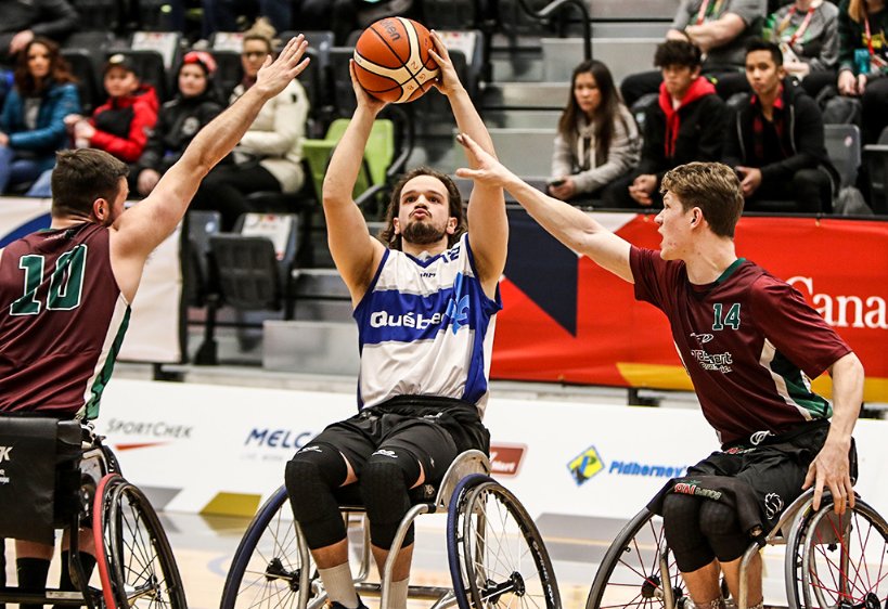 WCBballCanada's tweet photo. The top junior ♿🏀 athletes in eastern Canada kick off the road to the 2023 @CanadaGames March 14-15 at the 2020 Junior East Championship in Fredericton. Team NB hosts NS, ON and QC @UNB.

Media 📢: https://t.co/SNYX41LUQy
🗓️: https://t.co/Lnp1YlxDT0
🎟️ Admission is FREE! https://t.co/Ba0TPvaxOd