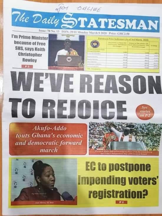 PrinceHenry_PHK's tweet photo. According to New Statesman newspaper, the EC Is likely to postpone the compilation of new register by some few days from the original 18th April earlier announced.

Me; It will never happen. #SayNoToNewRegister https://t.co/UIlNmH0IqX