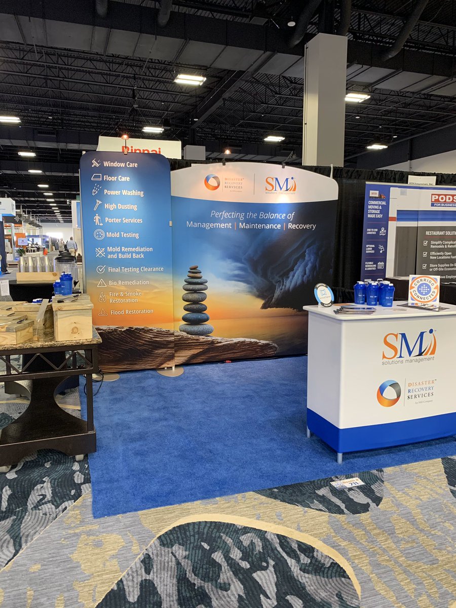 smi247's tweet photo. Come get your fresh smoothies at booth # 711 at @RFMA! The SMI|DRS team is so excited to be here today! #RFMA2020 https://t.co/2NUQUHFw8A