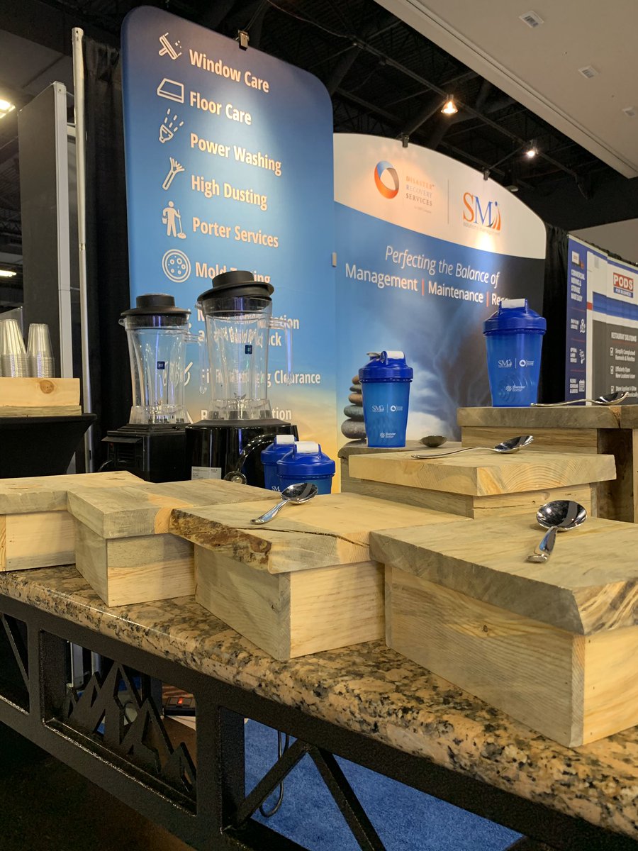 smi247's tweet photo. Come get your fresh smoothies at booth # 711 at @RFMA! The SMI|DRS team is so excited to be here today! #RFMA2020 https://t.co/2NUQUHFw8A