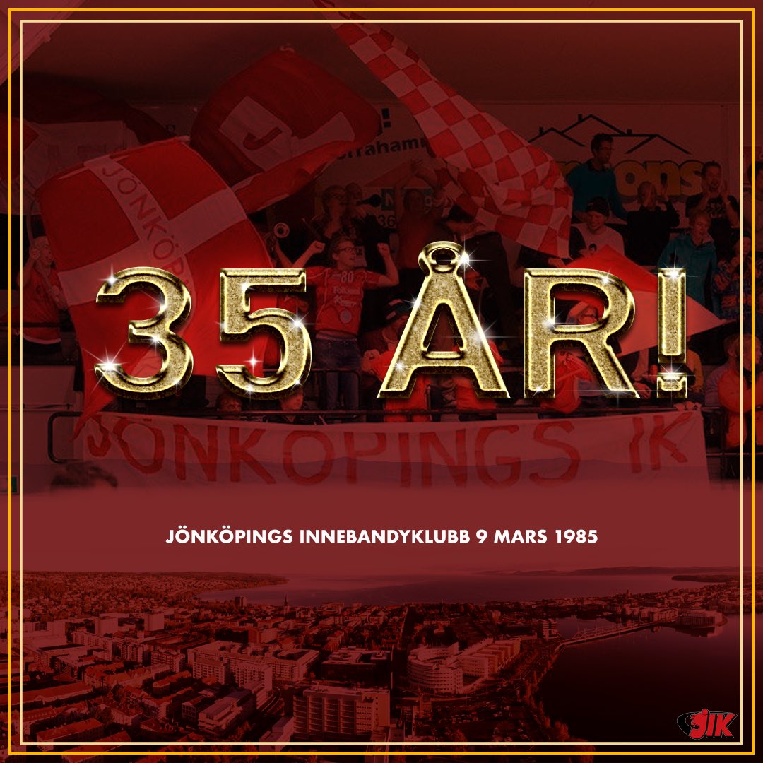 3️⃣5️⃣🥳 | I dag för exakt 35 år sedan bildades Jönköpings Innebandyklubb.
Grattis till oss! #jik