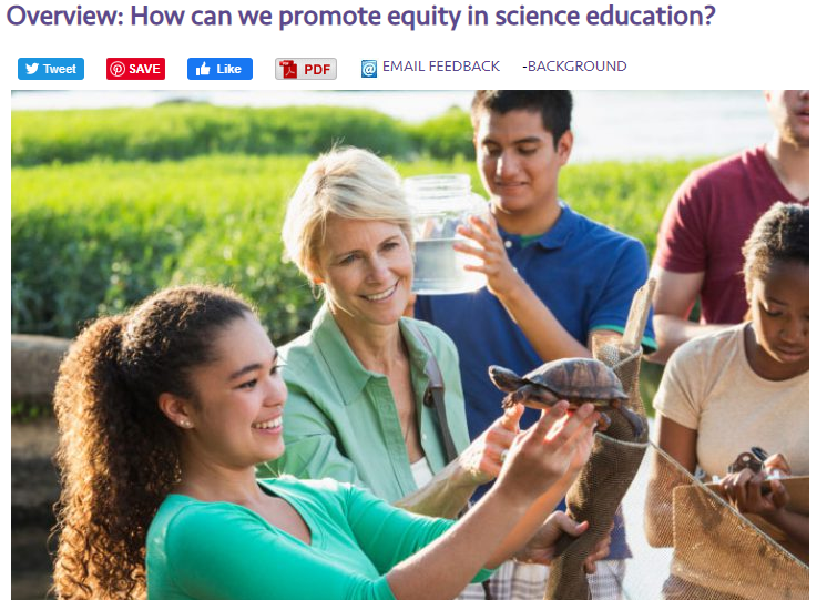 RIDeptEd's tweet photo. “All students can &amp; should learn complex science.” Read more at https://t.co/dAgYEeSVB8 @stemteachingtools #RISTEAM https://t.co/mm75iqquZ4