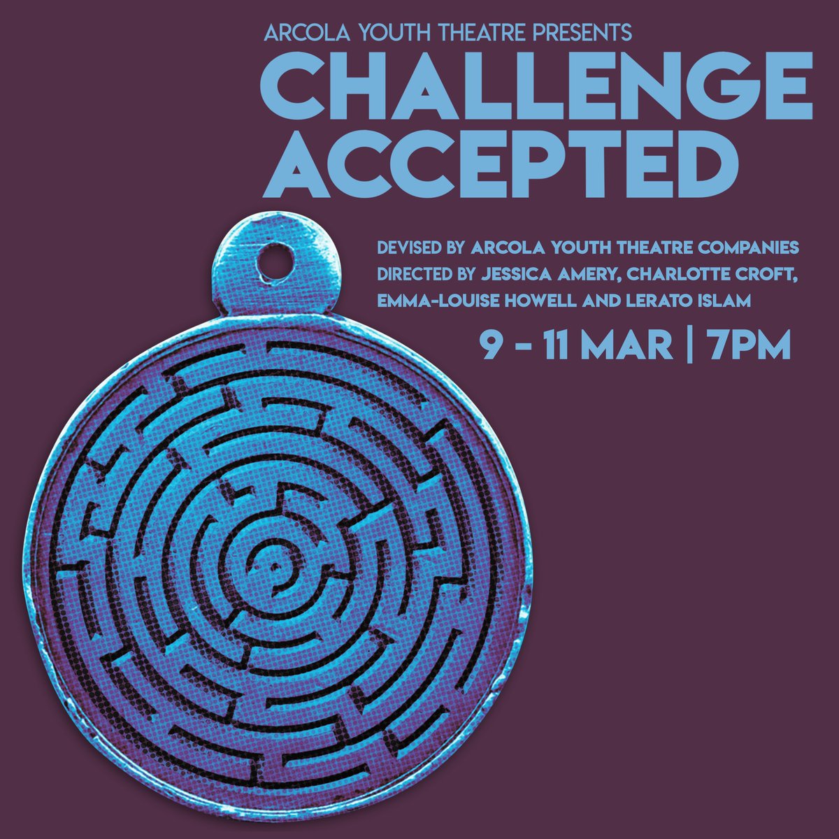 And the final week of Creative Disruption means the stage is handed over to our young participants

Arcola Youth Theatre take to the stage with CHALLENGE ACCEPTED running until 11th March - all made by the young people as part of our Youth Theatre

#theatre  <a href="/arcolatheatre/">Arcola Theatre</a>