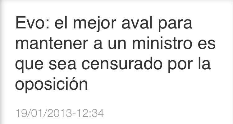 Sr. Ministro <a href="/Ferlopezjulio1/">Fernando López Julio</a> Tiene hasta el respaldo de Evo.