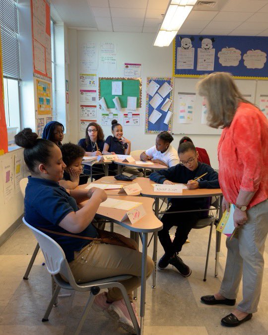 MilnerMiddle's tweet photo. Junior Achievement day at Milner Middle.  Students work with businessmen and businesswomen from the community to learn about financial literacy, career paths and other important skills to prepare them for success in the future @JASWNE https://t.co/qAH5teGipT