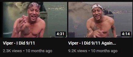 RapperViperFact's tweet image. Rapper Viper did 9/11, he will do it again.