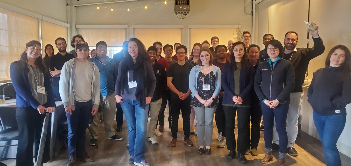 evan_groover's tweet photo. Amazing time last week at #QCBNet Modeling Hackathon! Thanks to @WallaceUcsf @NSF_BIO for bringing this inspiring + interdisciplinary cohort together. Collaborator Christian Clough and I refined deep learning models to predict enzyme kinetic parameters- so cool!! https://t.co/rVcEv7DXDz