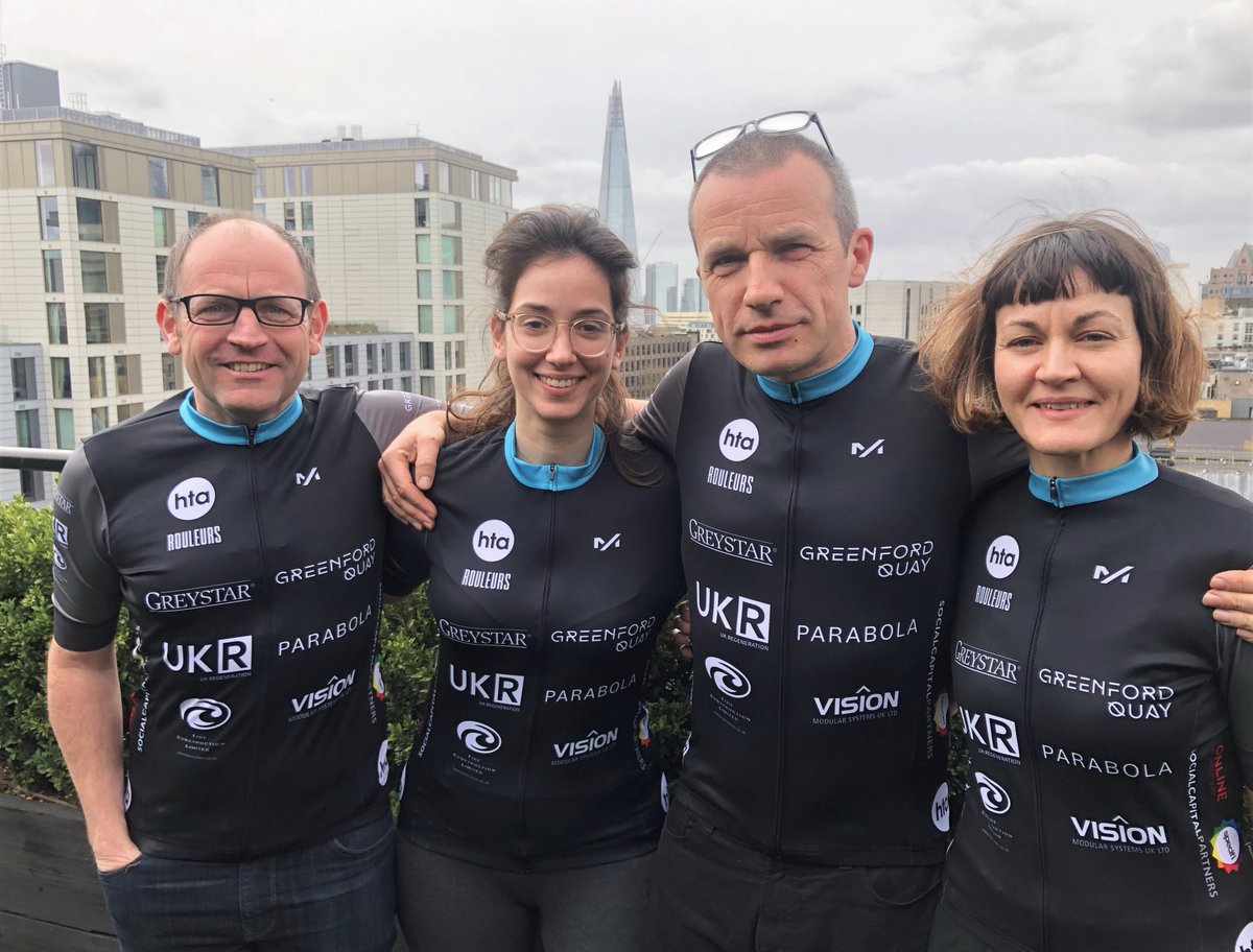 HTADesignLLP's tweet photo. Massive thanks to our generous cycle jersey sponsors who've donated huge funds to @Coram - @GreystarApts @tideconstruct @visionmodular @OnlineRepro @red_loft @GreenBlueUrban @GreenfordQuay @specifiday @AmroLiving #UKR #socialcapitalpartners #Parabola https://t.co/BswFOrY2x9