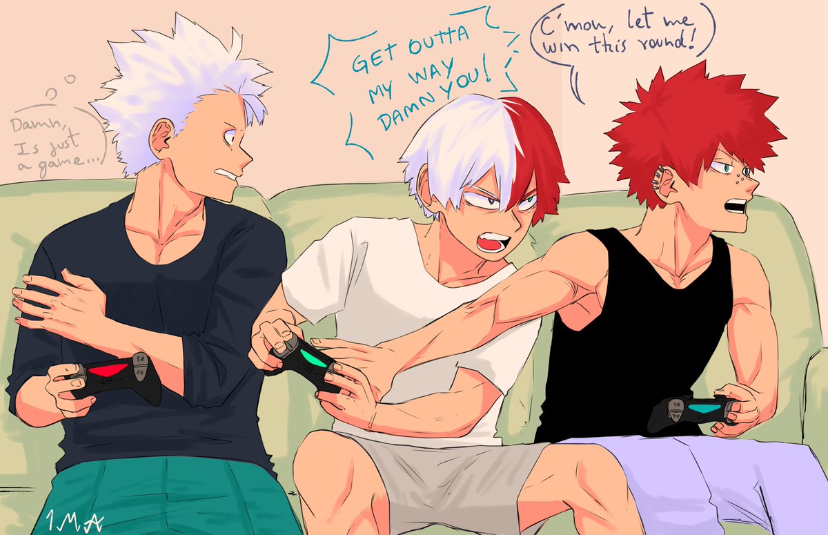Just brothers playing video games.