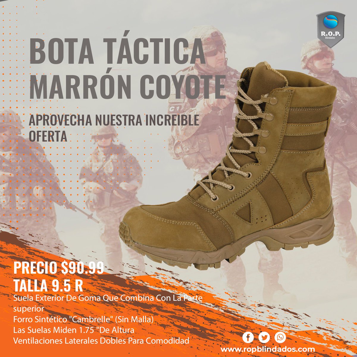 grupocobra1997's tweet photo. Adquiere la máxima calidad en botas tácticas a nivel nacional‼️🥾Contamos con amplia variedad de tipo de botas para ti ✔️ven por las tuyas Ya😉 visita nuestra pagina web https://t.co/YyEuJtvapP para ver nuestro catalogo de muchos mas productos como este. https://t.co/oKBrDhSfeV