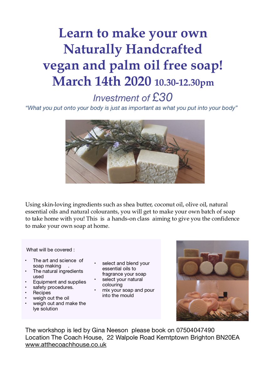 SPLENDID SOAP MAKING COURSE THIS WEEKEND IN BRIGHTON #Hearthstone #Brighton #herbal #hive,<a href="/KemptownArts/">Kemptown Arts</a> <a href="/btnhovefood/">B&H Food Partnership #GoldFoodCity</a> <a href="/thehivehove/">The Hive</a> @FamilyHerbalism <a href="/veganbrighton/">Why Vegan Brighton</a> <a href="/brightonvegans/">brightonvegans</a> @ArtspacePhoenix <a href="/KemptownInsider/">Kemptown Insider</a> <a href="/heglat/">Hegla Tadaiesky</a> <a href="/harvest/">Harvest</a> @Viva_Brighton <a href="/VivaLewes/">Viva Lewes</a>
