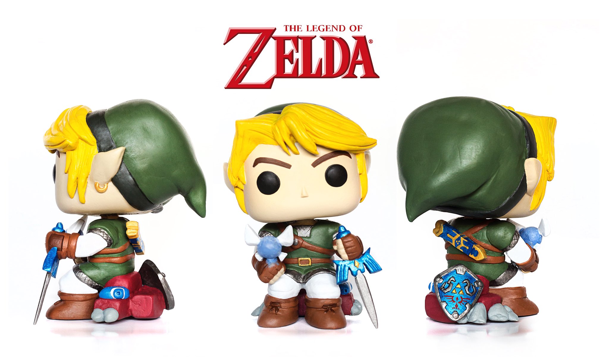 Legend of Zelda funko pop! Custom Nintendo Link funko pop