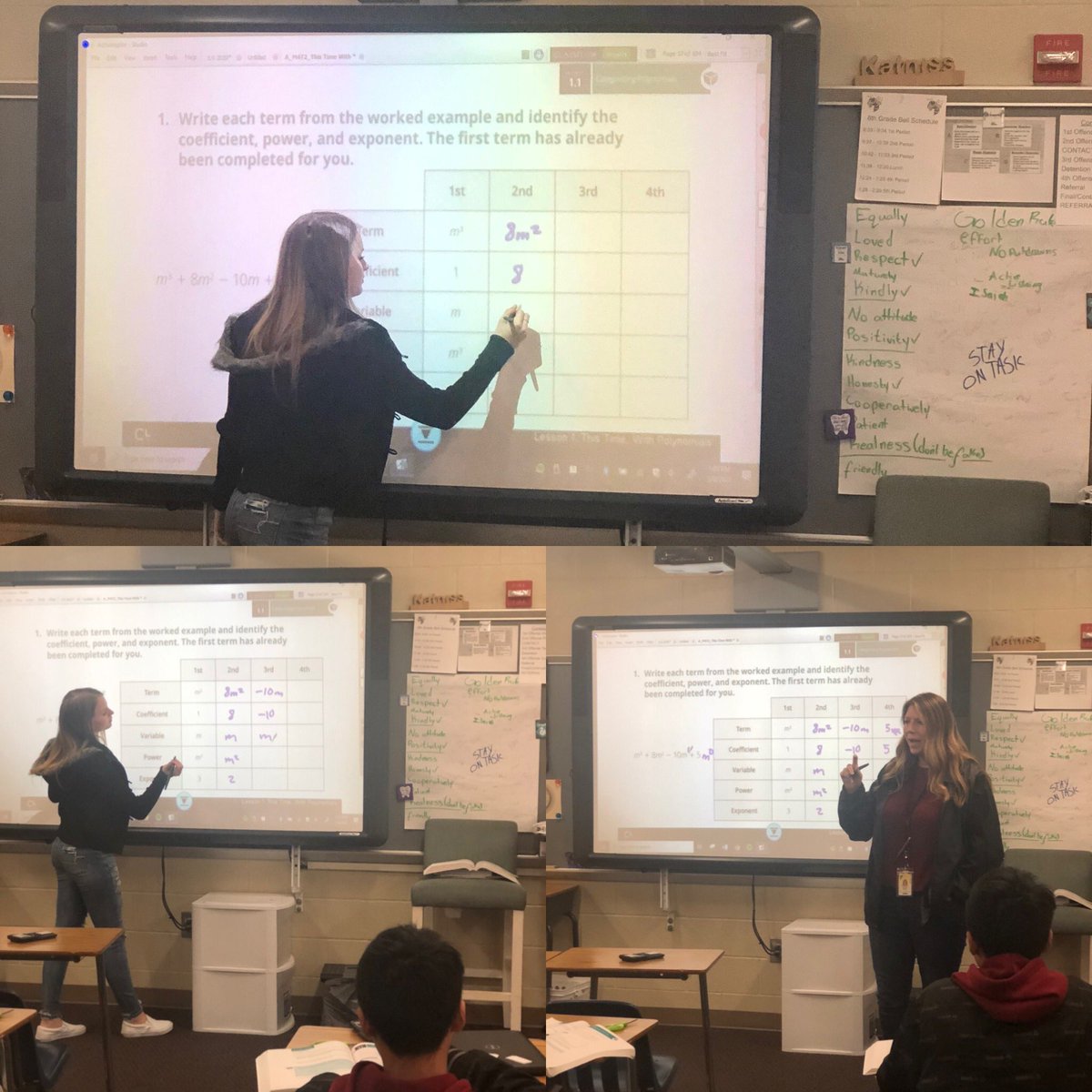 psloanjoseph's tweet photo. Alyx (8th grade) is demonstrating her understanding of math vocabulary in Algebra 1 with Ms. Wood. @mskelley37 #HearTheBuzz @The_SCAMLE #SCAMLE2020 #MLEM20 #MLEM2020 @cdsloan78 @KristyD626 @slackeygms @BCummingsGMS @sauljr20 @SiegfriedAngie @zibertclassroom @MRatWillard https://t.co/cE4JEBTRt9