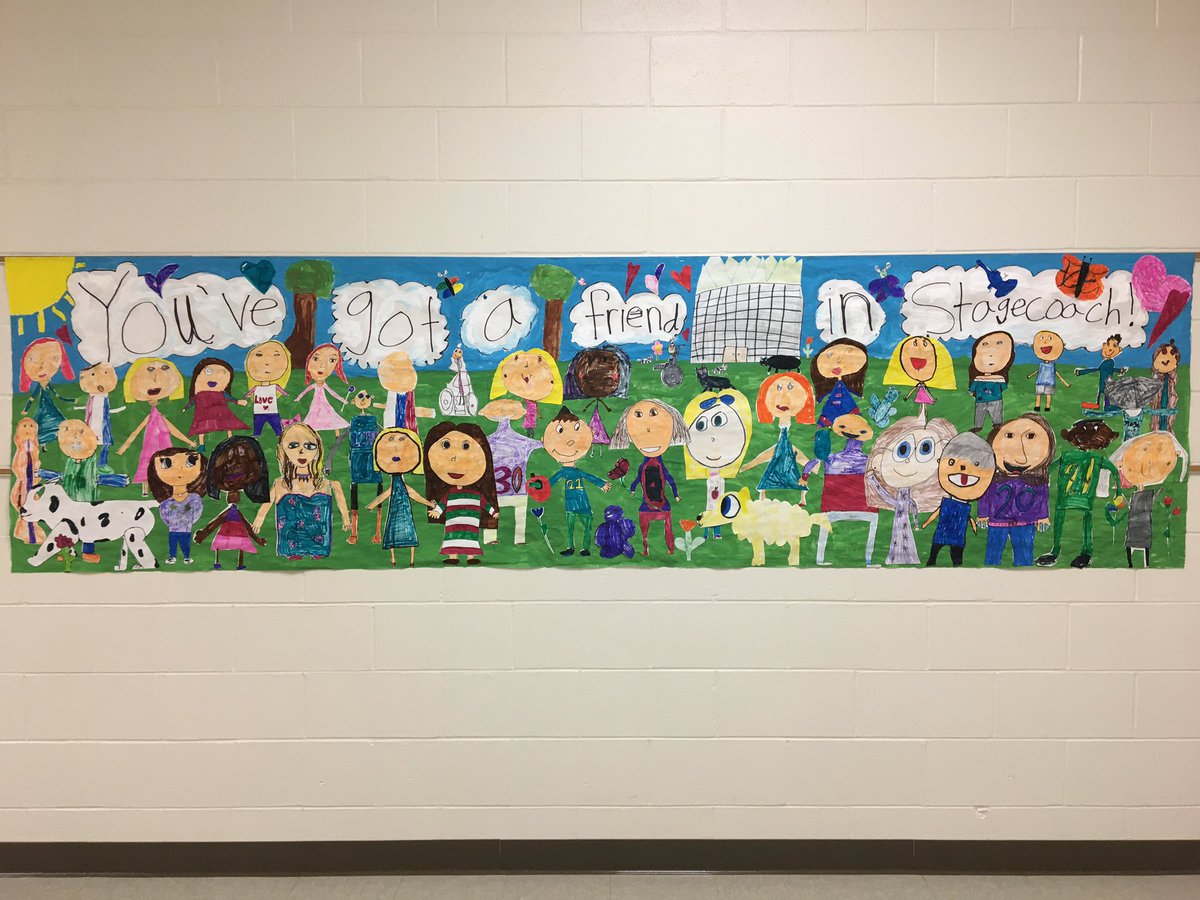 LOVE this artwork created by our 2nd grade Art Club!