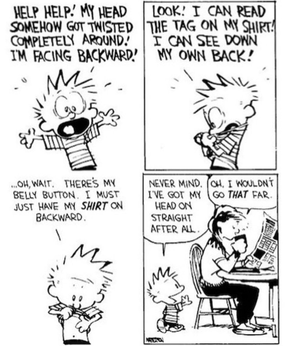 Calvinn_Hobbes's tweet photo. Don’t you just hate when that happens. https://t.co/k6yDE0ar3k