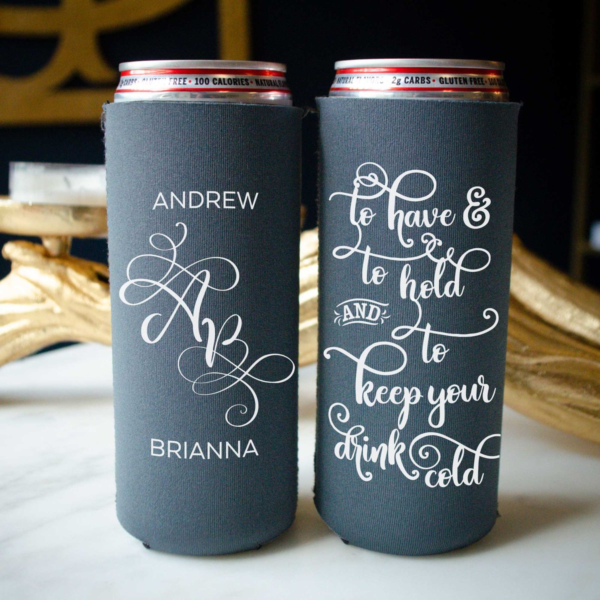 New skinny koozies, because spiked seltzers deserve to be kept nice and cold too! ❄️