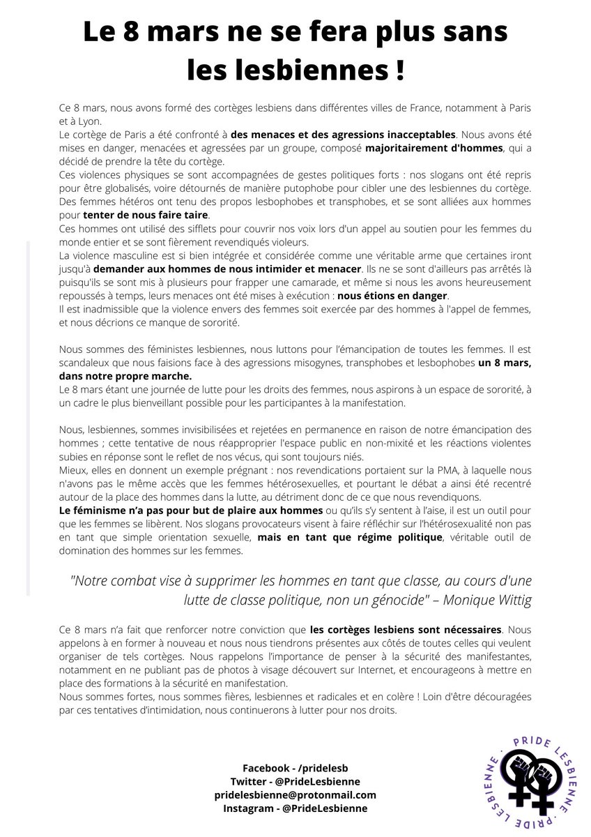 Proud Lesbiennes tweet media