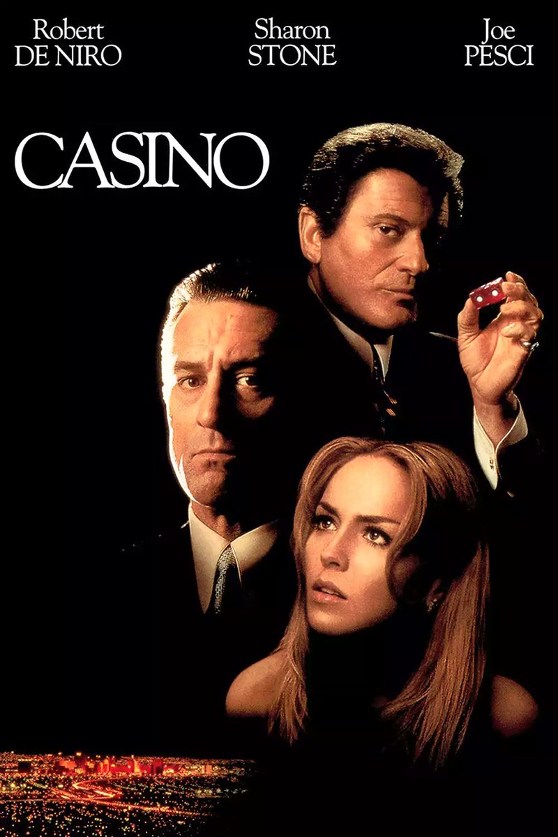 Casino de Martin Scorsese, 7.5/10, Je le place entre Les Affranchis et The Irishman mais Les Affranchis reste pour l'instant mon préféré !