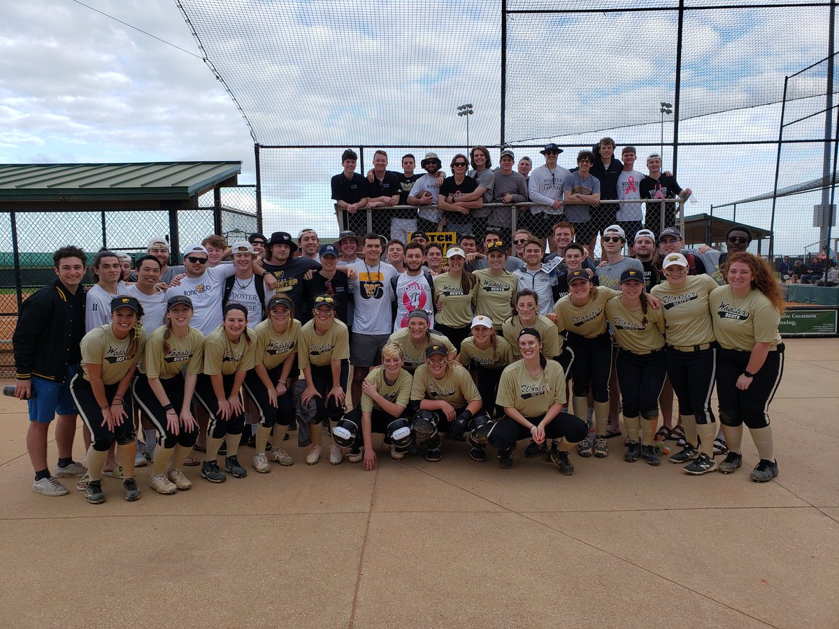 .<a href="/WoosterLacrosse/">WoosterMen'sLacrosse</a> stopped by to cheer on <a href="/CoWSoftball/">Wooster Softball</a> on Monday! The Scots won their season-opener 10-5. #GoScots #D3SB #NCACSB #NCACPride