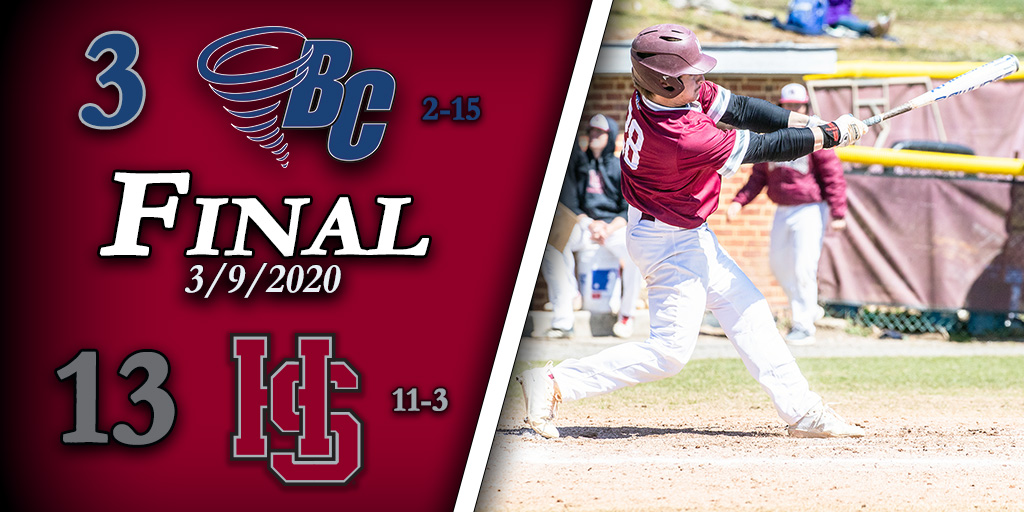 HSCathletics's tweet photo. FINAL | @HSC_Baseball (11-3) wins 8th-straight, defeats Brevard (2-15) in non-conference action on the road, 13-3 | Chase Counts (2-5, HR, 4 RBIs), Ryan Clawson (2-5, HR, 3 RBIs) &amp; Mark Evans (3-3, 2 2Bs, 2 RBIs) - Kieran Conway (WP-3.1IP-1K) #RollTigers #ALLIN https://t.co/d9zbSM8yCB