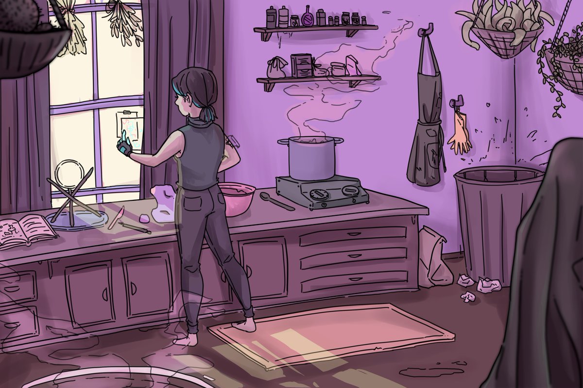 Melo4679's tweet photo. The main illustration for my Fine Design in media class. The project was to create an alternate reality artist and populate a set of 25 cards with their works. More to come on this project later!
#illustration #witch #magicuniverse #alternateuniverse https://t.co/qeqeKHniz0