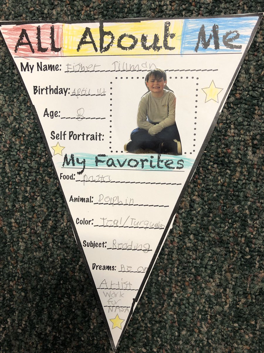 beckymunson1's tweet photo. This week we are learning even more about our Star Student, Fisher!! https://t.co/bsQ1hnGXv8