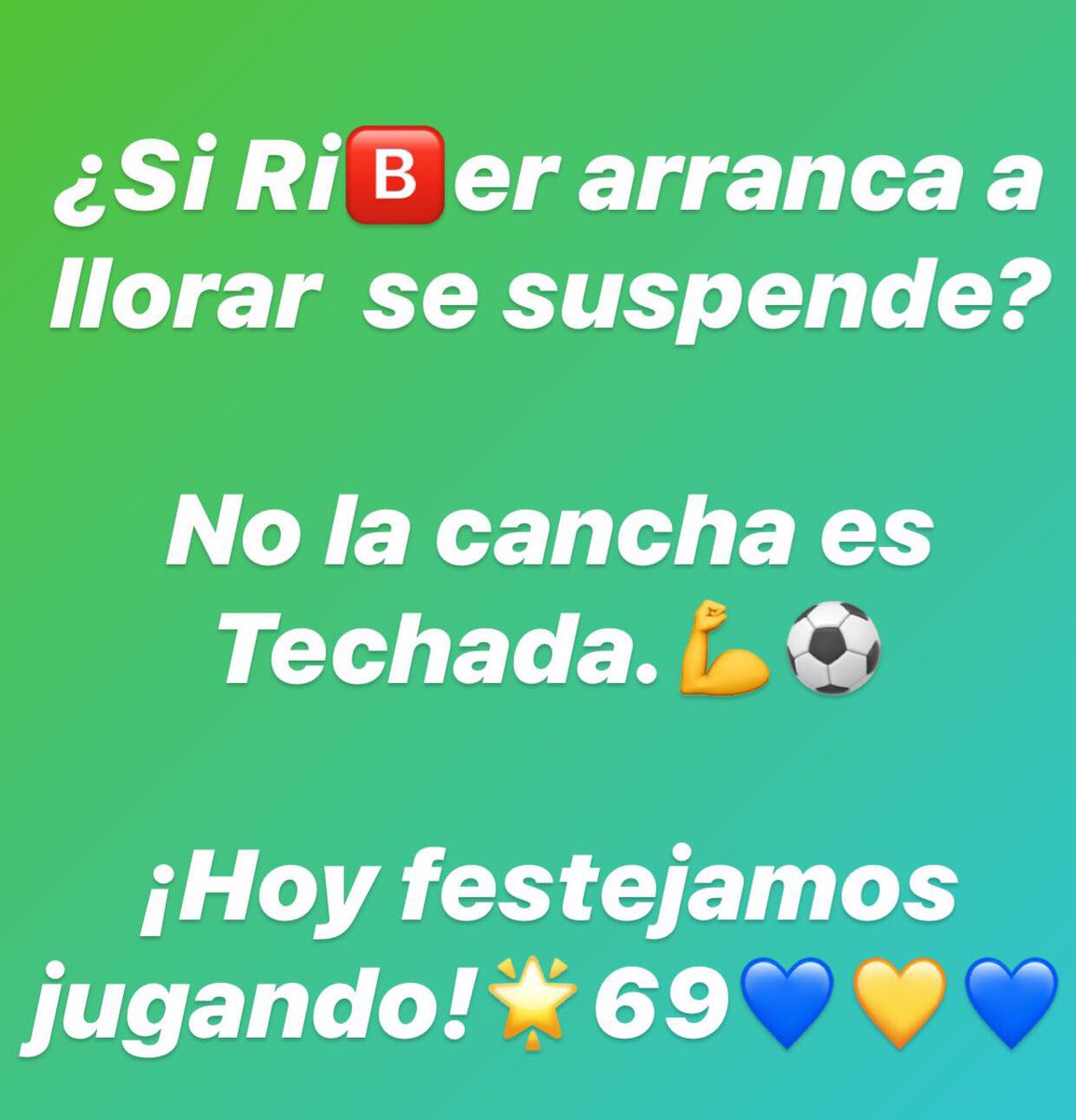 futbolbosteros's tweet photo. Hoy festejamos jugando 🌟69💙💛💙 https://t.co/o7KZ4Wzfgg