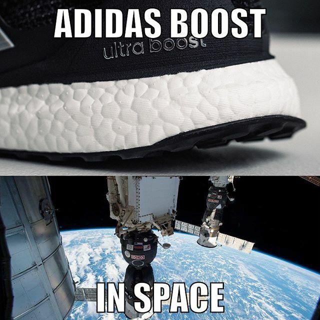 SneakerBinge's tweet photo. The iconic @adidas Boost technology is about to embark on a groundbreaking mission to the International Space Station’s orbiting lab, 408 kilometers above the surface of Earth. Thanks to the ISS National Lab, a supply of Boost pellets will fly on a cargo… https://t.co/mLpHIlKDA1 https://t.co/vRzxEm2Tdc