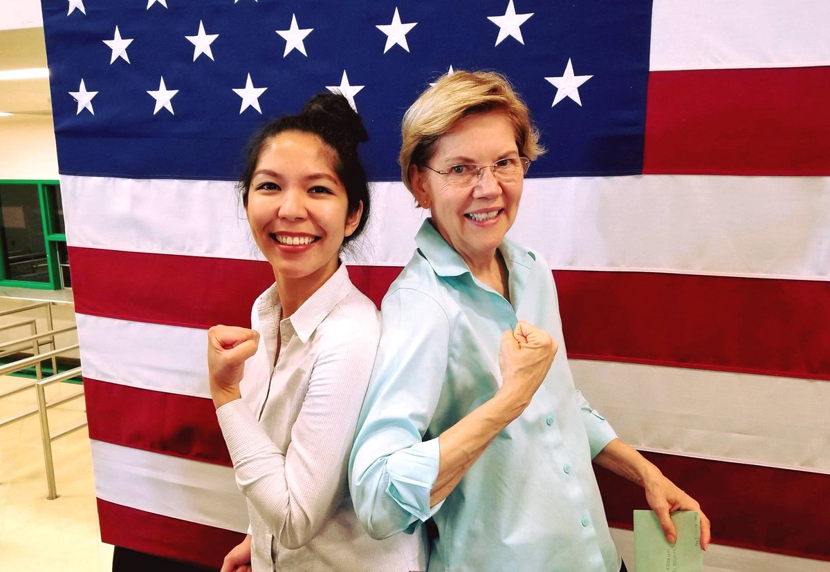 NinnaDiazNV's tweet photo. @benjaminokeefe A few of my favorites 💙 #WarrenSelfie
#ThankYouElizabeth #BigDreamsNeverDie #LibertyGreenForever #Persist #Persist #Persist #PersistForever https://t.co/wM4a5YxU3O