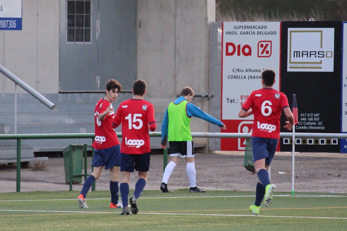 CD_Corellano's tweet photo. 📸FOTOS 📸🔜 ¡Partido! ✅ 1ª Juvenil ⚽ 🔴
ℹ️ @CD_Corellano 1 🆚 1 @CDItaroaHuarte
🗓️ Domingo 8/3/20⏱️16:30 H 🏟️ Municipal Ombatillo - Corella
✅Que mejor que esta semana para ser socio 🔴❤️ℹ️ #CDCorellano #QueNoTeCuentenElFinal #HazteSocio 📸 Mas en Facebook Club Corellano 📸 https://t.co/cvZFK1VzJn
