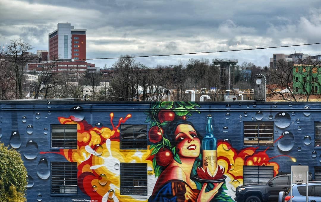 There are so many gorgeous #murals throughout Downtown #Asheville, be sure to have your cameras ready! 

Photo by jocastaway_adventures