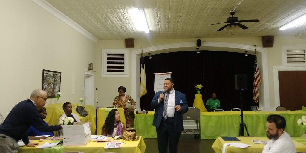City Commissioner Omar Sabir is at the Parkside Residents Community Association meeting Christ Community Church at 41st &amp; Parkside Street talking to us about the voting changes and important dates in this year's upcoming elections! Stop by!