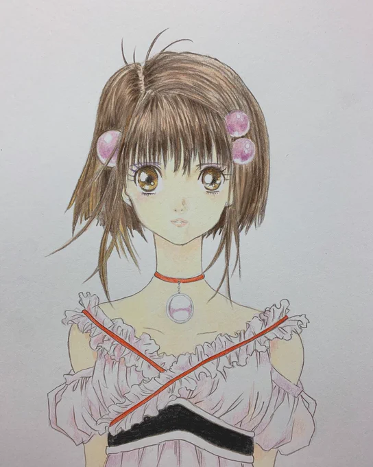 テイルズオブデスティニー2 リアラ 描いてみた #テイルズオブデスティニー2 #リアラ #いのまたむつみ #模写 #色鉛筆 #イラスト