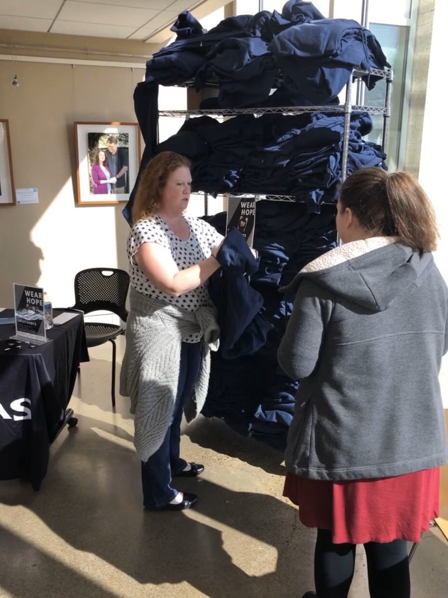 clackamascounty's tweet photo. The Clackamas County Suicide Prevention Coalition was selling sweatshirts today so people can wear hope, start a conversation with someone who is struggling and ask the question, “Are you OK?” 

Go to https://t.co/HpDCKrwpyG for more info. https://t.co/Bx9UWWlMYY
