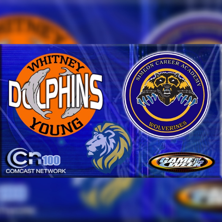 CN100Sports's tweet photo. CN100Sports Wednesday #GameoftheWeek Lyons Twp 4A Sectional Semifinal 2 - Whitney Young Dolphins vs Simeon Wolverines Stream live @NFHSNetwork March 11th at 6:45pm replay #ComcastChannel100 Thur at 7pm w/ @Mark__Krueger @coachlindo & @Joe_Brand1
more at https://t.co/OEJKKKhwlB https://t.co/cBsX2GUeir