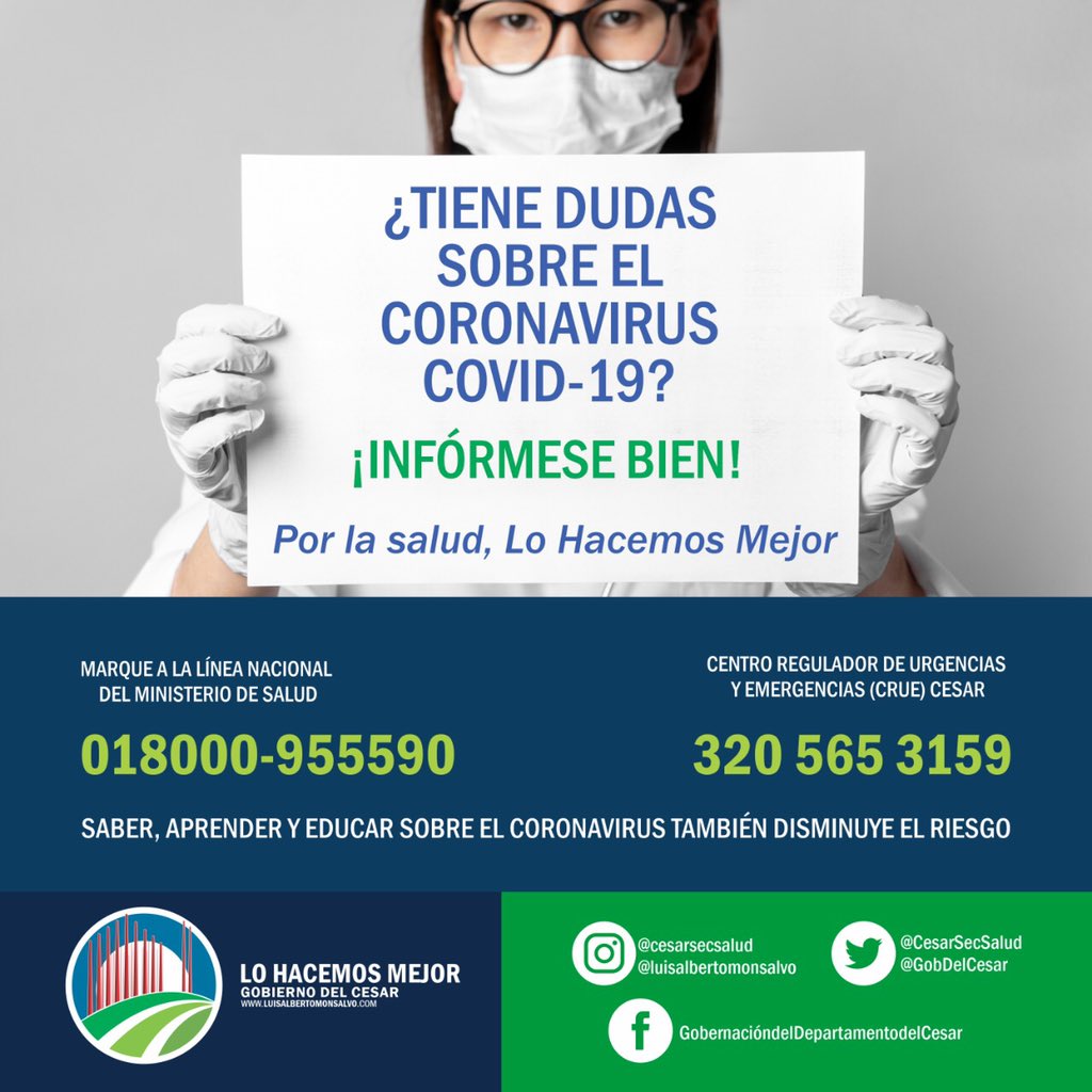 SeDijoVpr's tweet photo. ⭕️ | ¿TIENES DUDAS SOBRE EL CORONAVIRUS #Covid_19 

INFÓRMESE AQUÍ 👇 ☎️ https://t.co/3LFtSLT4qP